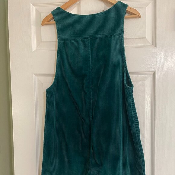 Vintage NY Jean Corduroy Jumper Green Small - Picture 3 of 5